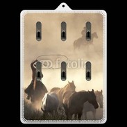 Porte clés Cowboys et chevaux