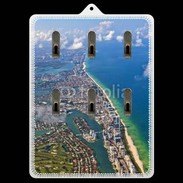 Porte clés Vue aérienne de la cote de Miami