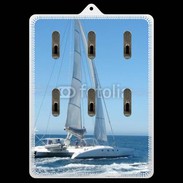 Porte clés Catamaran en mer