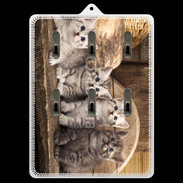 Porte clés Chaton gris 2