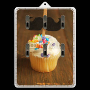Porte clés Cupcake moustache