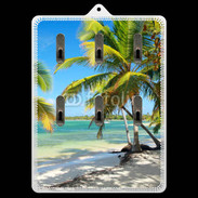 Porte clés Plage tropicale 5