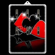 Porte clés Gambling night card