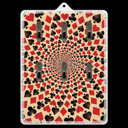 Porte clés Spirale symboles de carte