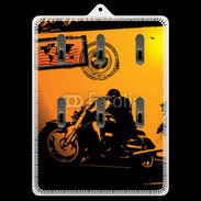 Porte clés motorcycle rider background