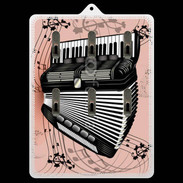 Porte clés Illustration accordéon 1