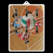 Porte clés Joueuses de volleyball au filet