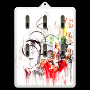 Porte clés Illustration de cycliste 2