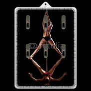 Porte clés Sexy danse avec 2 femmes