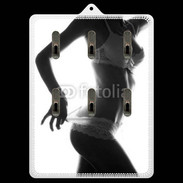 Porte clés Lingerie noir et blanc
