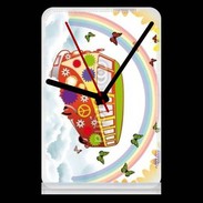 Pendule de bureau Flower power