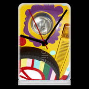 Pendule de bureau Voiture Hippie style