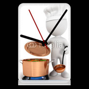 Pendule de bureau Cuisinier