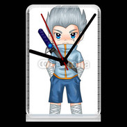 Pendule de bureau Chibi style illustration of a superhero 2