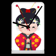 Pendule de bureau Fille japonaise