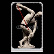 Pendule de bureau Statue antique lanceur de disque