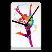 Pendule de bureau Danseuse en couleur