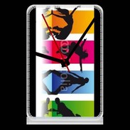 Pendule de bureau Set break dancers 