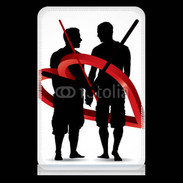 Pendule de bureau Couple Gay