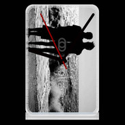 Pendule de bureau Plage romantique 5