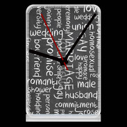 Pendule de bureau Mariage gay 2