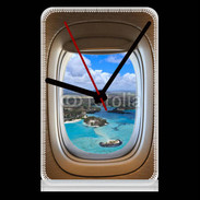 Pendule de bureau Vue de l'intérieur d'un avion