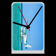 Pendule de bureau Hydravion au dessus de la mer turquoise