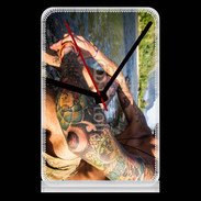 Pendule de bureau Tatouage homme sexy