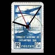 Pendule de bureau Timbre Aéropostal