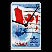 Pendule de bureau Timbre canadien 1967