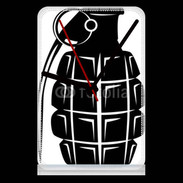 Pendule de bureau Grenade noire