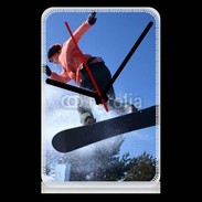Pendule de bureau Saut en Snowboard