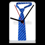 Pendule de bureau Cravate bleue