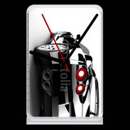 Pendule de bureau Voiture de course noire