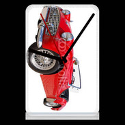 Pendule de bureau Vieille voiture cabriolet rouge