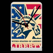 Pendule de bureau Timbre USA