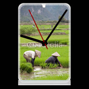Pendule de bureau Rizière au Vietnam