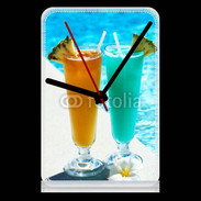 Pendule de bureau Cocktail piscine