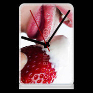 Pendule de bureau Fraise et bouche 2