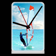 Pendule de bureau Planche à voile en mer des caraïbes