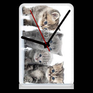 Pendule de bureau Groupe de chatons
