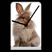 Pendule de bureau Lapin marron