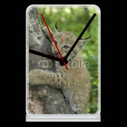 Pendule de bureau Bébé Lynx