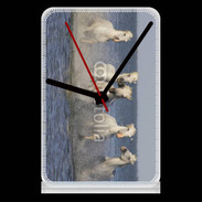 Pendule de bureau Chevaux de Camargue 1