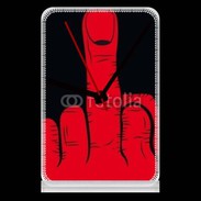Pendule de bureau Red hand show fuck