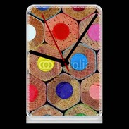 Pendule de bureau Art crayon de couleur