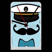 Pendule de bureau Moustache commandant