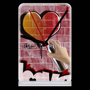 Pendule de bureau Love graffiti