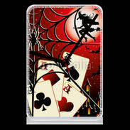 Pendule de bureau Halloween poker