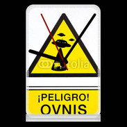 Pendule de bureau Warning Ovni
